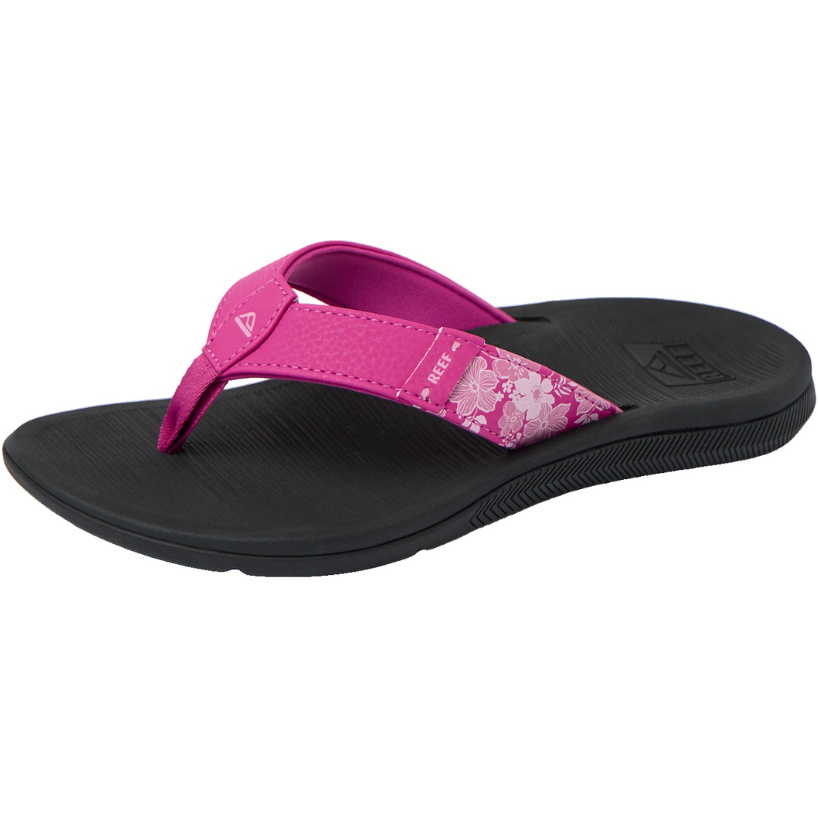 2026 Reef S Santa Ana Sandaler Til Kvinder CJ8827 - Fuchsia Red / Black